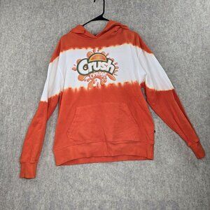 Crush Orange Tie-Dye Hoodie Sweatshirt Pennant Sportswear Size M
